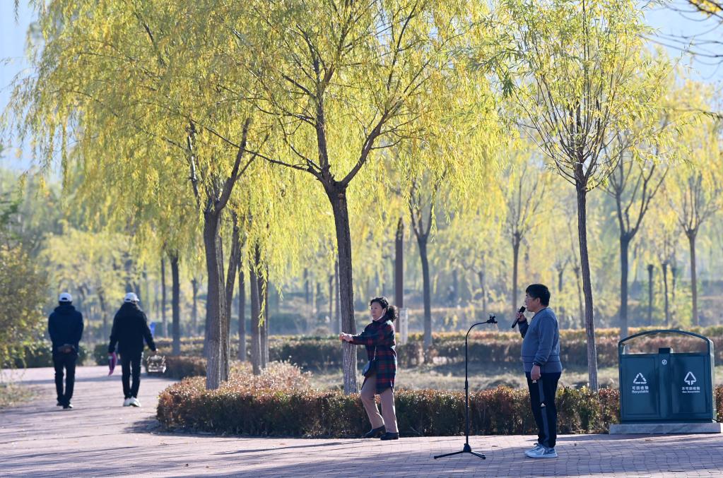 新華全媒+丨天津紅橋：棚戶(hù)區變身濱河公園