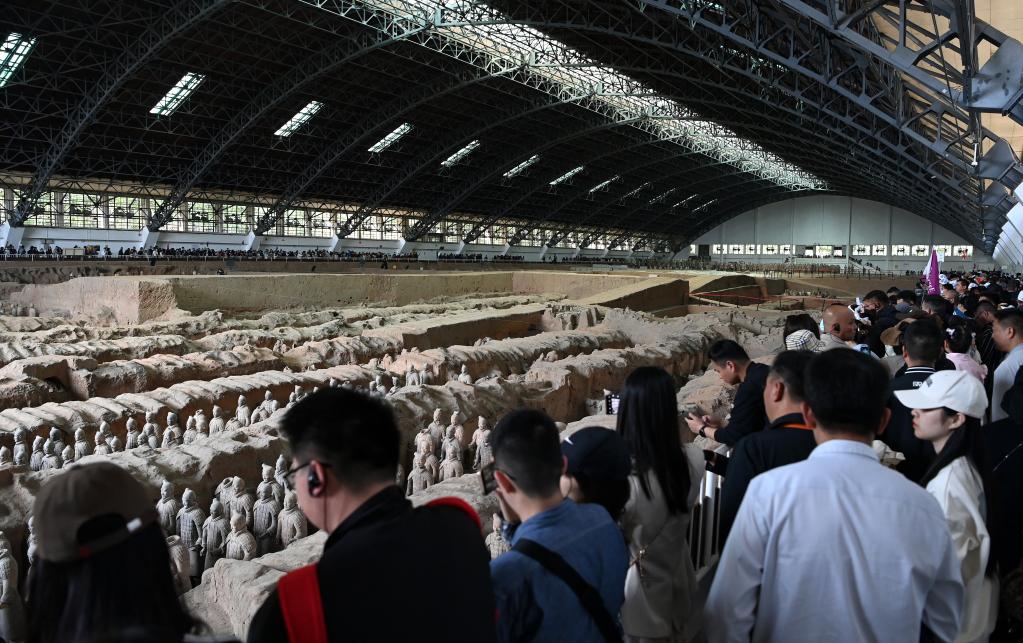 秦兵馬俑參觀(guān)旅游持續升溫