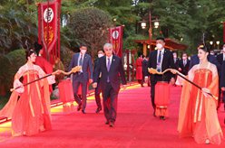 中國-中亞峰會(huì ) | 中亞五國元首夫婦出席歡迎儀式