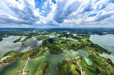湖南桂陽(yáng)：碧水藍天濕地美