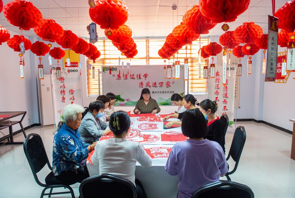河北棗強：廉潔文化進(jìn)社區