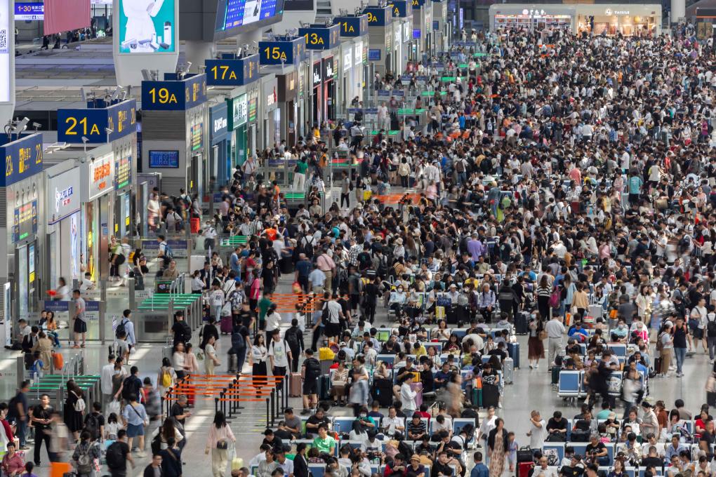 長(cháng)三角鐵路客流繼續保持高位運行