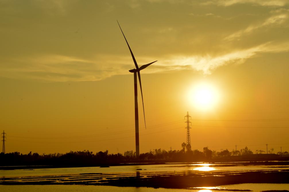 中企投資承建的孟加拉國首個(gè)集中式風(fēng)電項目掠影