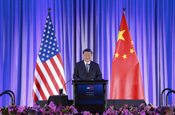 習近平出席美國友好團體聯(lián)合歡迎宴會(huì )并發(fā)表演講