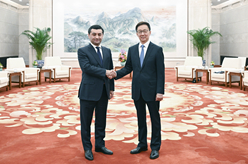 韓正會(huì )見(jiàn)烏茲別克斯坦外長(cháng)賽義多夫