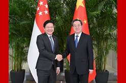 丁薛祥會(huì )見(jiàn)新加坡副總理兼財政部長(cháng)黃循財并共同主持中新雙邊合作機制會(huì )議