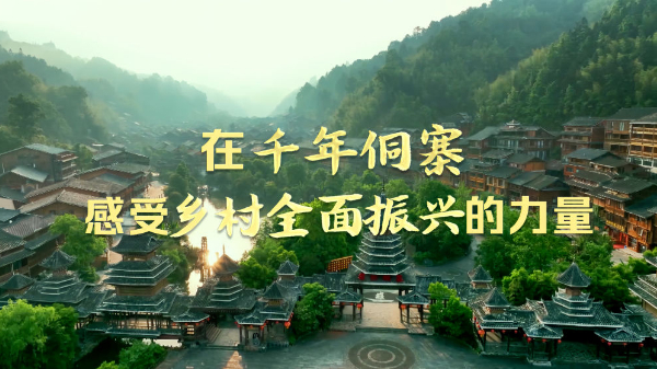 時(shí)政Vlog丨在千年侗寨，感受鄉村全面振興的力量