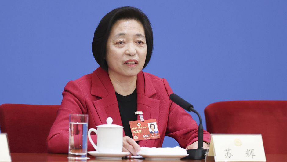 臺盟中央主席蘇輝在記者會(huì )上